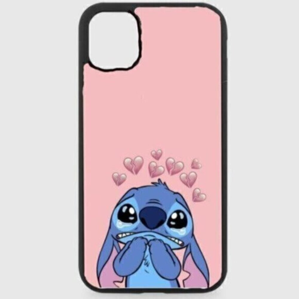 PINK Stitch Pout Phone Case
